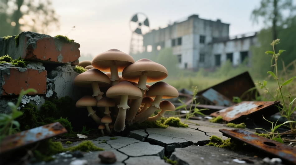 Tschernobyl: Diese Pilze säubern es.